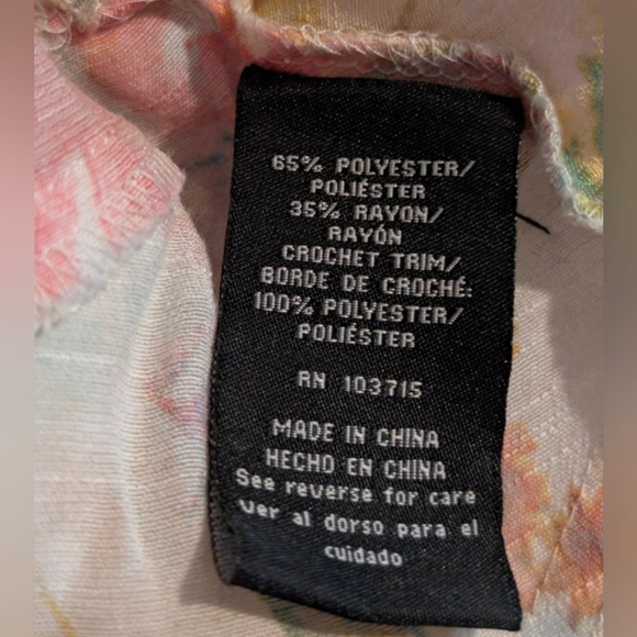 Zac & Rachel Woman Pastel Floral Patterned Sleeveless Tank Top - Picture 11 of 11